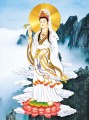 The statue of the Bodhisattva goddess of Mercy Buddhism